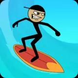 Stickman Surfer