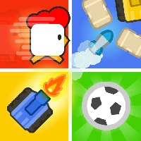 Игры на двоих троих 4 игрока - змея,танки,Футбол