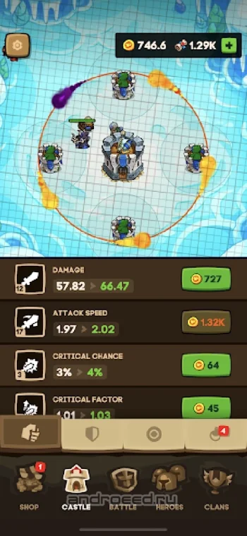 Apexlands- idle tower defense - скриншот 5