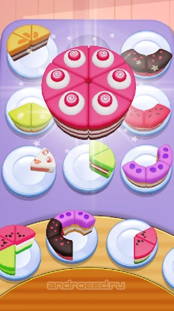 Cake Sort - Сортировка тортов - скриншот 3