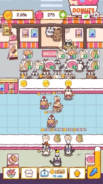 Cooking Cats: Idle Tycoon - скриншот 3