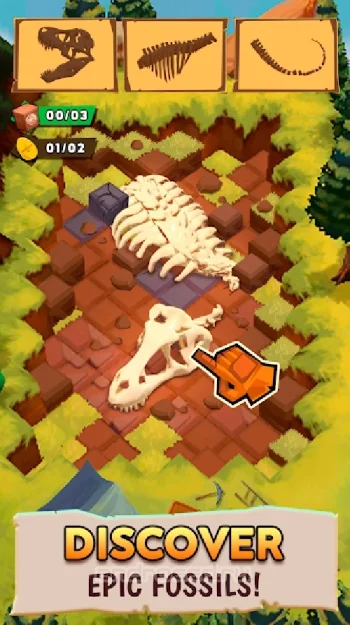 Dino Quest 2: Игры динозавров - скриншот 1
