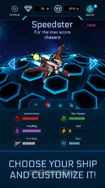 Galaxy Swirl: Hexa Endless Run - скриншот 2