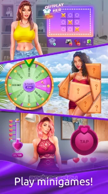Girls & City: игра в бутылочку - скриншот 2