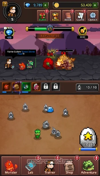 Grow Mergemon Masters-Idle Rpg - скриншот 3