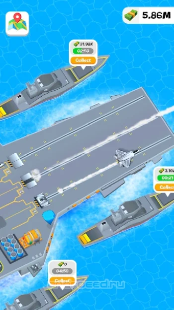 Idle Aircraft Carrier - скриншот 3