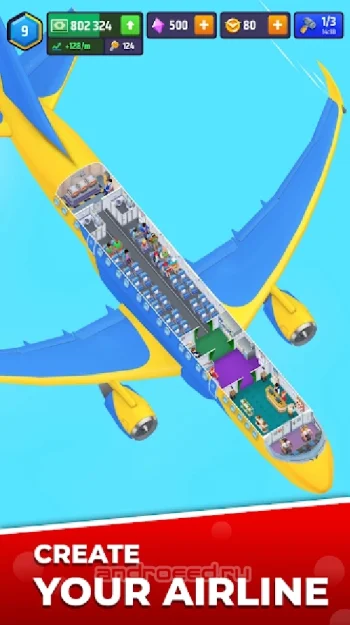 Idle Airplane Inc. Tycoon - скриншот 1