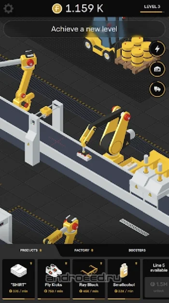 Idle Factory: Симулятор завода - скриншот 5