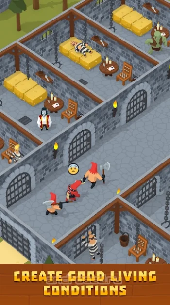 Idle Medieval Prison Tycoon - скриншот 3