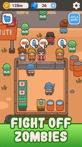 Idle Outpost: Tycoon Clicker - скриншот 1