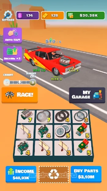 Idle Racer — 3D машины и гонки - скриншот 2