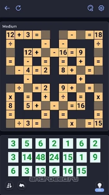 Математические игры Crossmath - скриншот 2