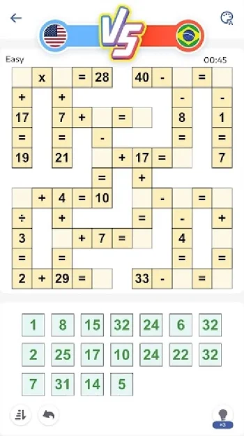 Математические игры Crossmath - скриншот 3