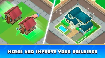 Merge City Tycoon - Idle Game - скриншот 1