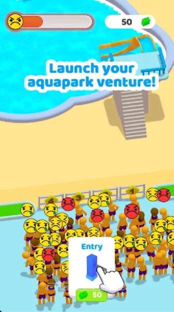 My Aquapark: Idle Water Empire - скриншот 1