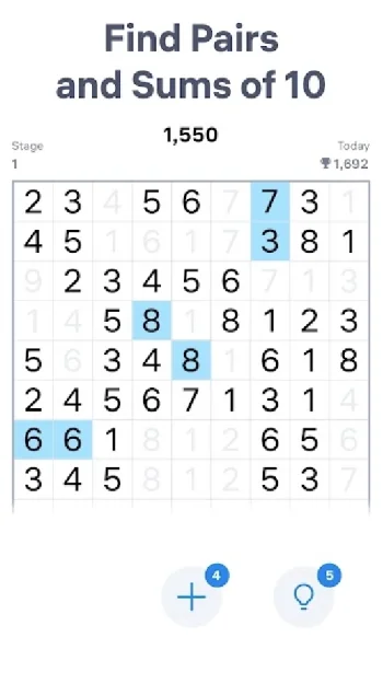 Number Match — Игра с числами - скриншот 1