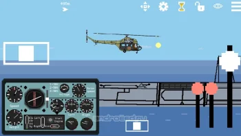 Pixel Helicopter Simulator - скриншот 1