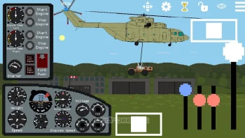 Pixel Helicopter Simulator - скриншот 4