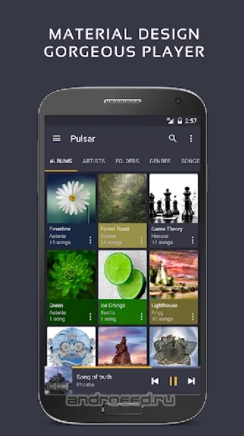 Pulsar Music Player Pro - скриншот 1
