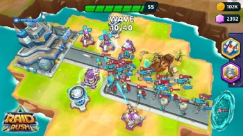 Raid Rush: Tower Defense TD - скриншот 1