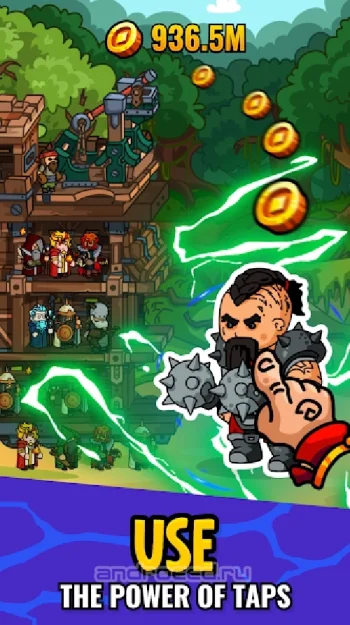 Taplands - idle clicker game - скриншот 1