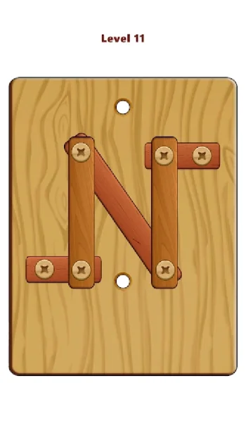 Wood Nuts & Bolts Puzzle - скриншот 1