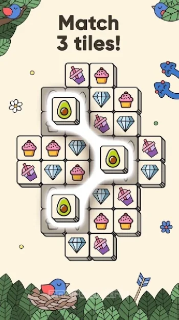 3 Tiles - Игра головоломка - скриншот 1