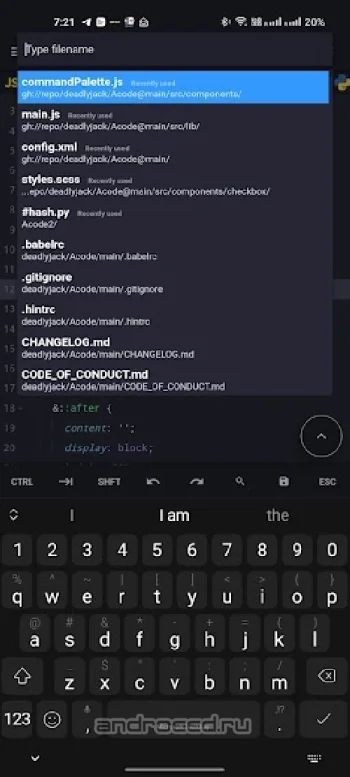 Acode - code editor | FOSS - скриншот 1