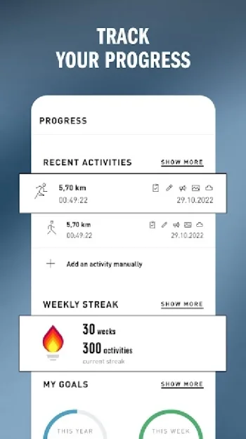 adidas Running: Беговой Трекер - скриншот 3