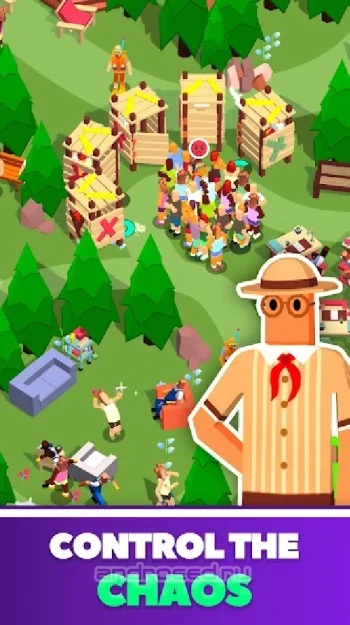 Camping Empire Tycoon : Idle - скриншот 1