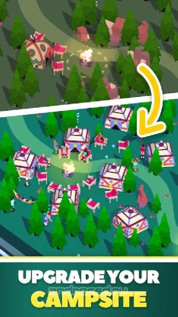 Camping Empire Tycoon : Idle - скриншот 3