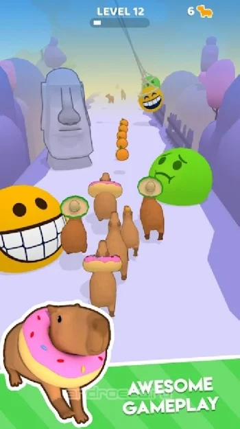 Capybara Rush - скриншот 2