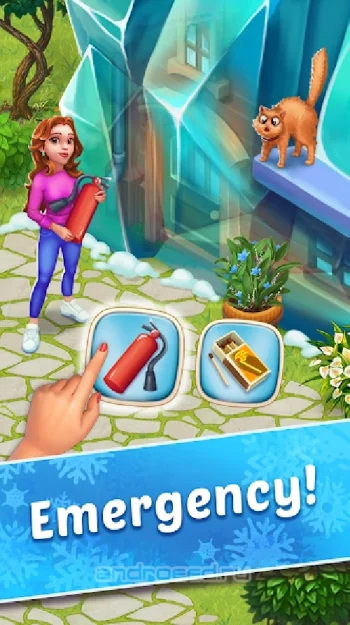 Coldscapes: My Match-3 Family - скриншот 3