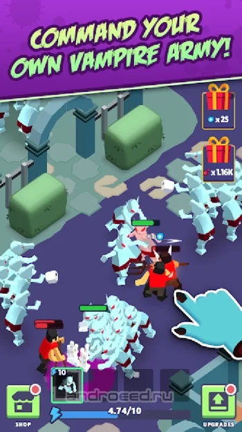 Dracula City Master: Idle Army - скриншот 1