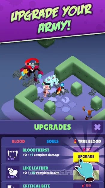 Dracula City Master: Idle Army - скриншот 5