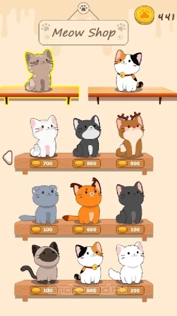 Duet Cats: Cute Popcat Music - скриншот 1