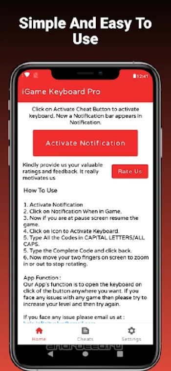 Game Keyboard Pro apply cheats - скриншот 1