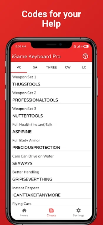 Game Keyboard Pro apply cheats - скриншот 4