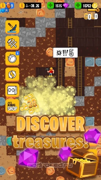 Gold Digger FRVR - Mine Puzzle - скриншот 3