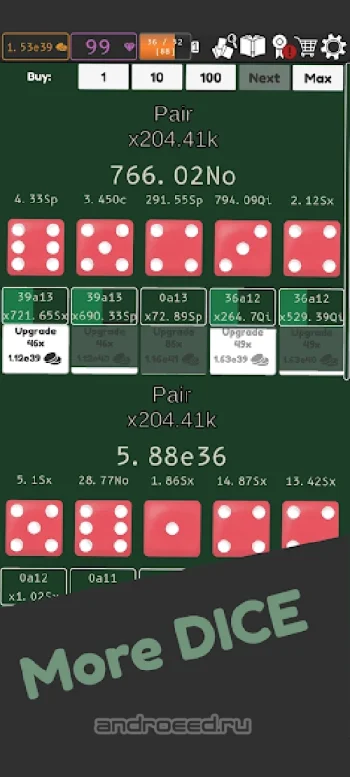Idle Dice 2 - скриншот 4