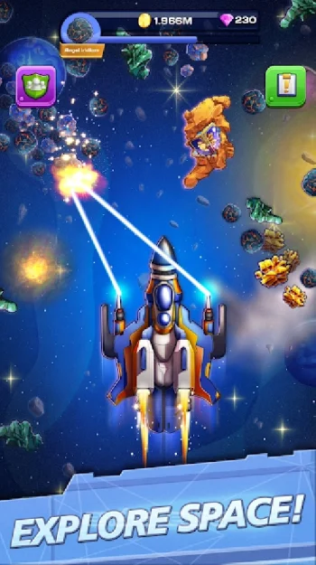 Idle Pocket SpaceCraft - скриншот 1