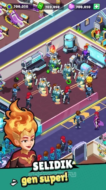 Idle Superpower School - скриншот 2