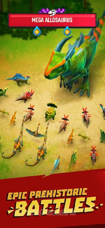 Jurassic Warfare: Dino Battle - скриншот 5