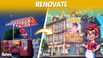 Merge Cooking:Theme Restaurant - скриншот 3