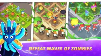 Merge Plants 3D-Garden Defense - скриншот 1