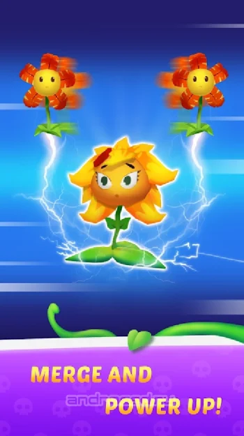 Merge Plants 3D-Garden Defense - скриншот 2