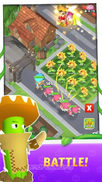 Merge Plants 3D-Garden Defense - скриншот 4