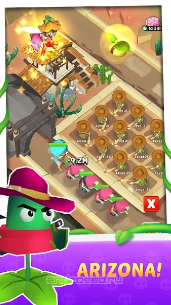 Merge Plants 3D-Garden Defense - скриншот 5