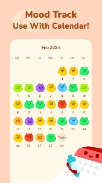 Moodpress - график настроения - скриншот 1