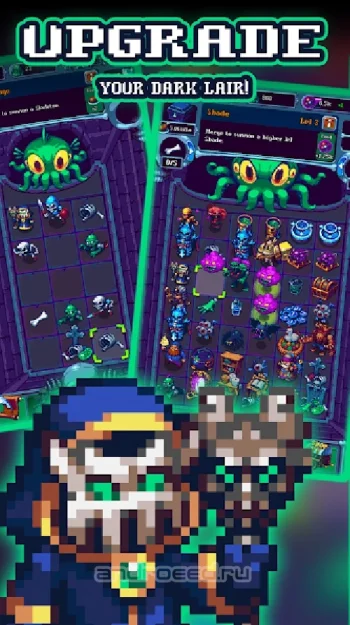 NecroMerger - Idle Merge Game - скриншот 2